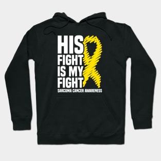 Her Fight Is My Fight Bone Cancer Sarcoma Cancer Awareness Hoodie